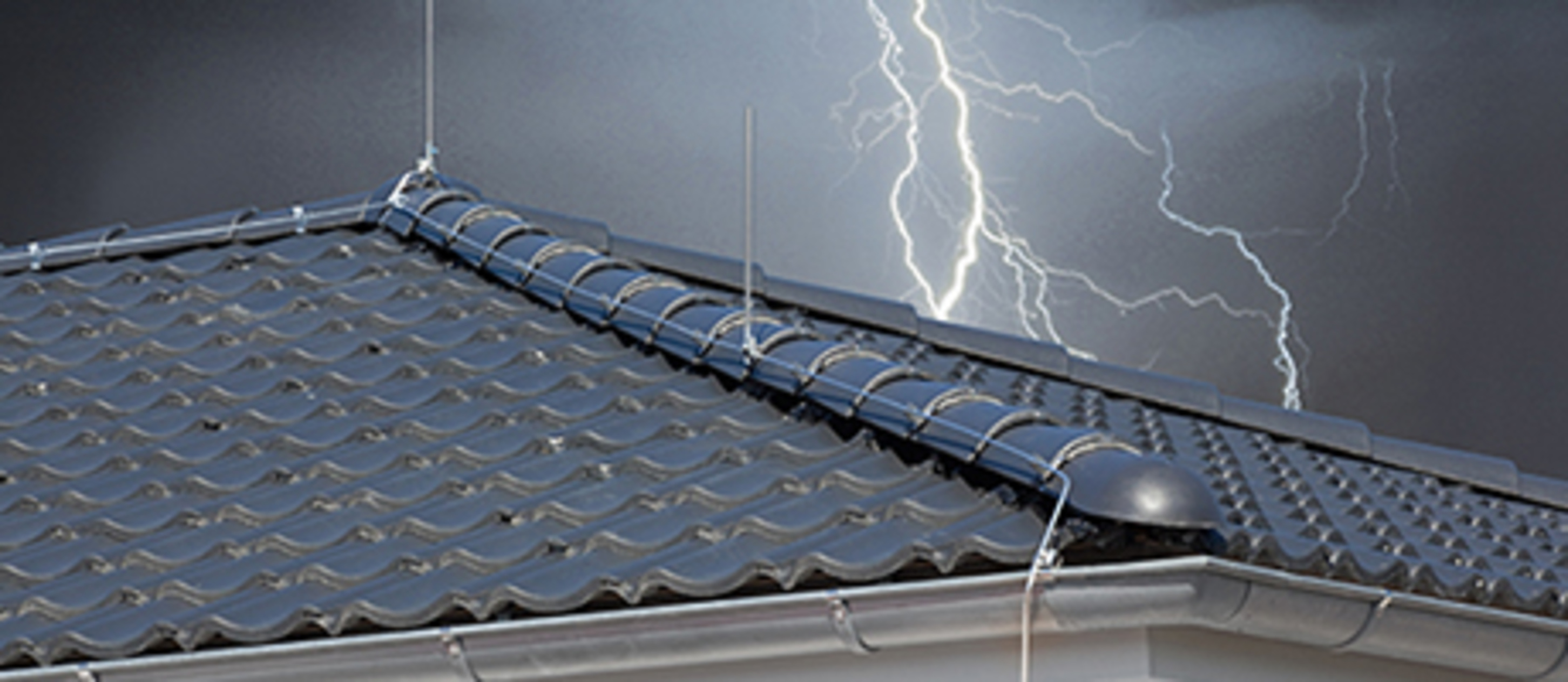 Äußerer Blitzschutz bei Elektro Menrad in Steinenbronn